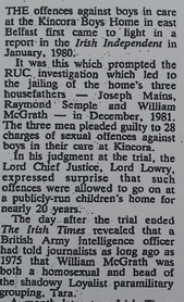 Sex offences went on for nearly twenty years, Irish Times, 19/01/1984
